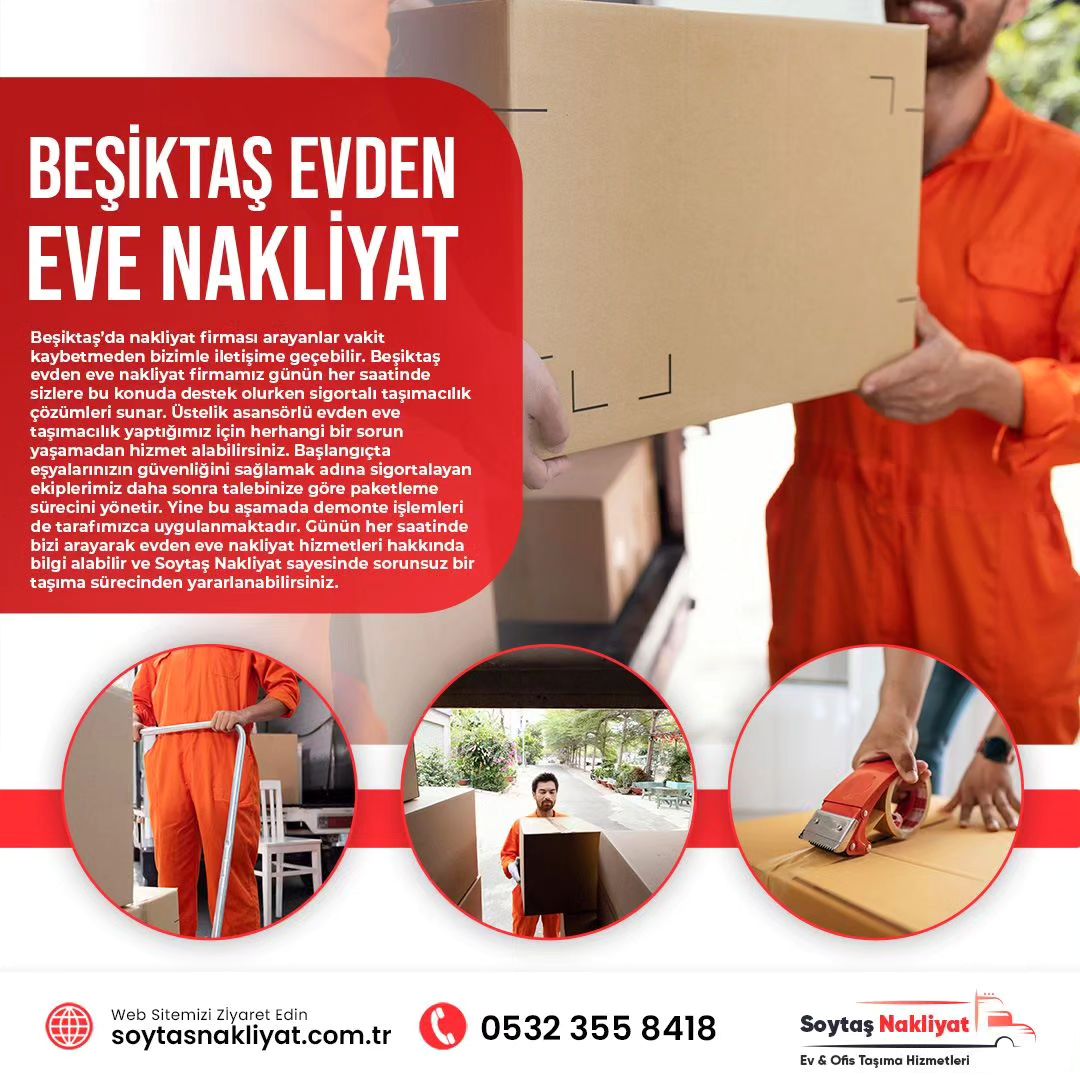 besiktaş evden eve nakliyat