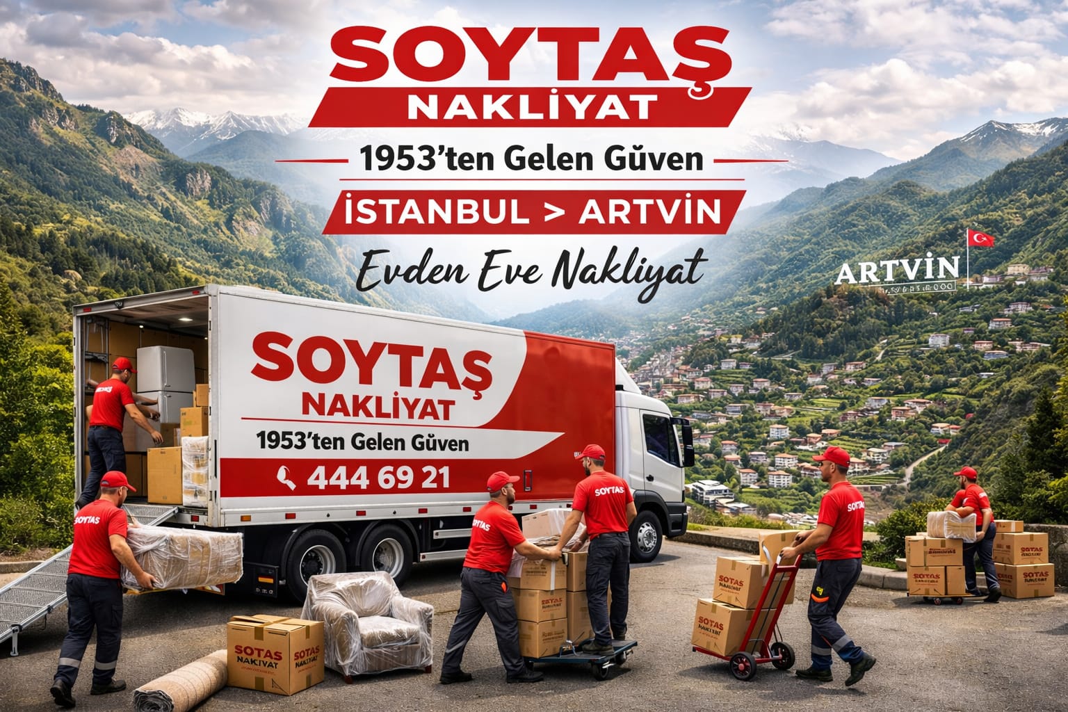 İstanbul artvin evden eve nakliyat